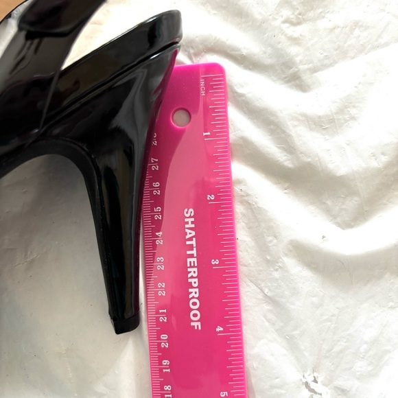 NWT Andrew Geller Women's Black Theola Sandal Pump cone heel.SZ 10 M Brand New - Picture 10 of 15